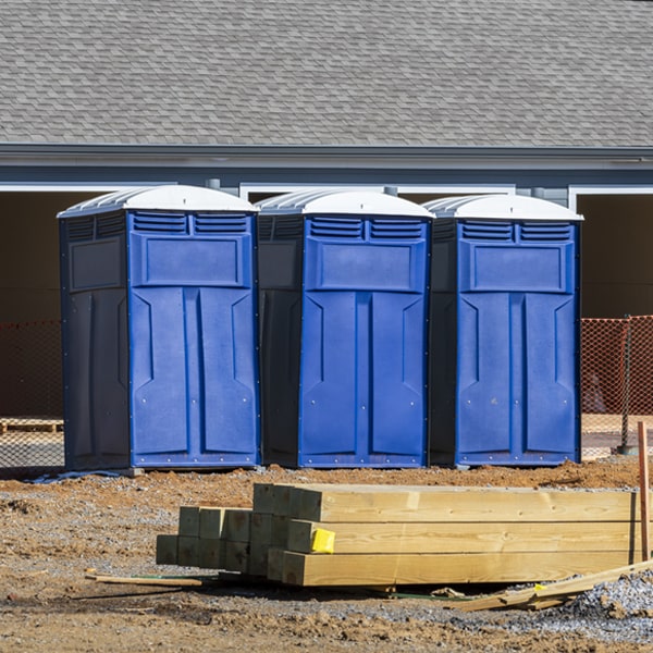 how can i report damages or issues with the porta potties during my rental period in Minneola Kansas